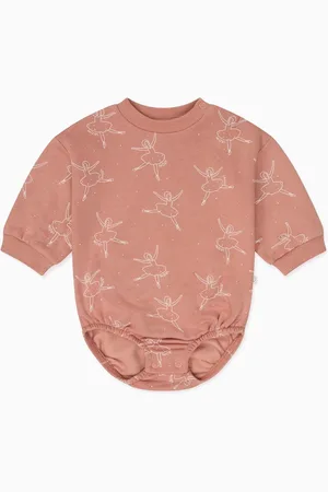 Mori Pink Ballerina Organic Cotton & Bamboo Long Sleeve Bodysuit8086cm