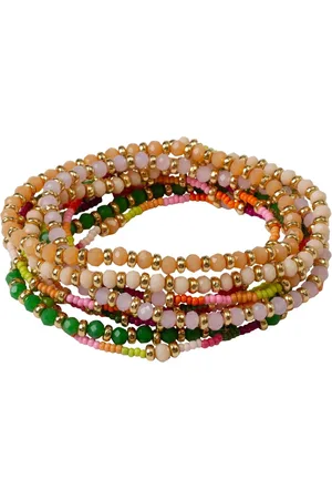 Bibi Bijoux Pink Multicolour Beaded Bracelet Seteen