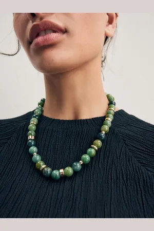 Next Round Beaded NecklaceEén