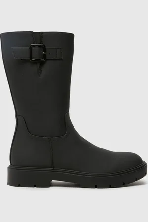Schuh Coral Knee Black BootsEU 37 (UK 4)