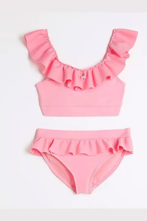 River Island Girls Frill Shoulder Bikini146152cm