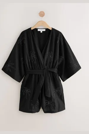 Next Sequin Palm Detail Playsuit50