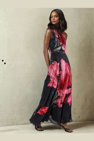 Religion Valeria Column Maxi Dress With Large Floral Print34