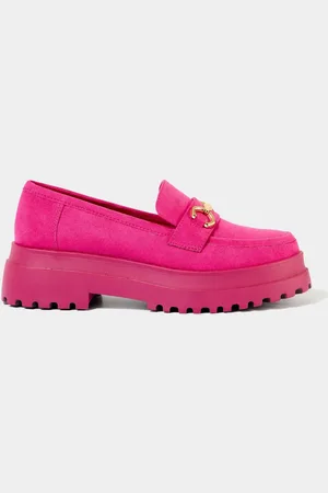 Joe Browns Chunky Cleated Sole Microsuede Loaferseu38