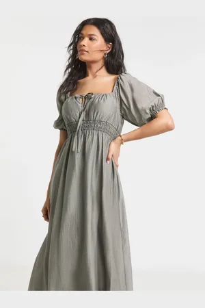 Simply Be Shirred Milkmaid Midi DressEU 48 (UK 20)