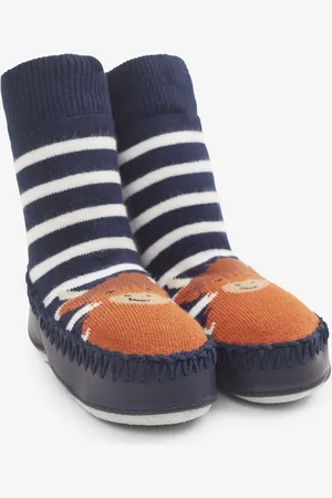 JoJo Maman Bébé Moccasin pantoffelsokken2