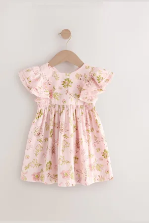 Next Angel Sleeve 100% Cotton Dress (3mths-8yrs)7