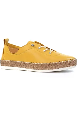 Lunar Yellow Evie Mustard Lea. Plimsoll ShoesEU 40 (UK 7)