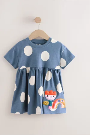 Next Short Sleeve Jersey Summer Dress (3mths-7yrs)6874cm