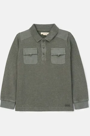 Angel & Rocket Finn Textured Long Sleeve Polo Shirt7