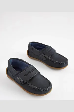 Next Leren pennyloafers met klittenbandsluitingEU 32 (UK 13)