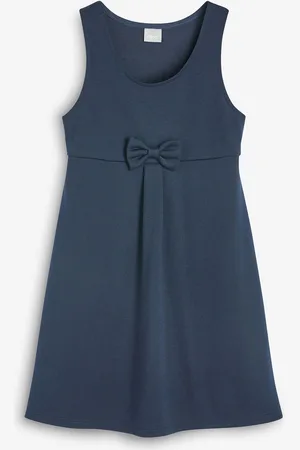 Next Jersey stretch schoolovergooier met strik (3-14 jr)7 Jaar (122cm)