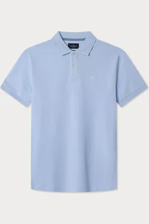 Hackett Slim Fit Linen Piqué PoloLarge