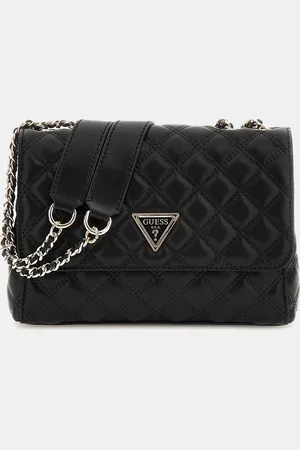 Guess Giully Quilted Crossbody Black BagEén