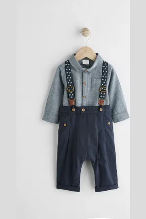 Next 3-delige babyset van overhemd, broek en bretels (0 mnd-2 jr)9
