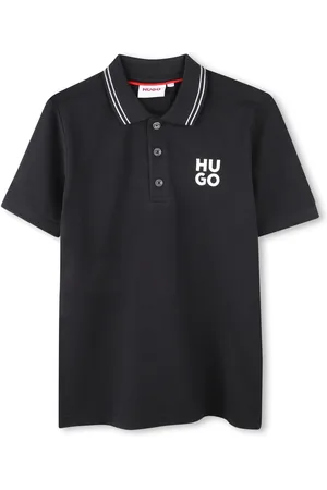 HUGO BOSS Square Chest Logo Short Sleeve Polo Shirt10 Jaar (140cm)