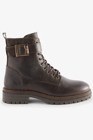 Barbour Heidi leren bikerlaarzen met vetersEU 41 (UK 8)