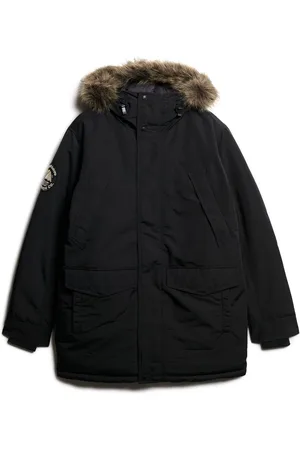 Superdry Everest parka met imitatiebontXXL