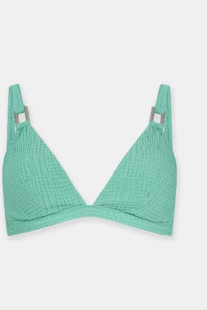 mint&berry Textured Hardwear Triangle Bikini Top42