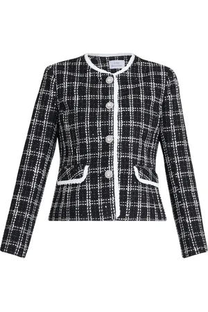 Gina Bacconi FitFlop Zoey Tweed Black Jacket48