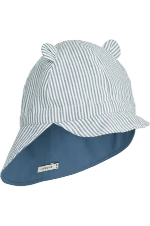 Liewood Gorm Reversible Seersucker Sun Hat With EarsTot 3 maanden (50