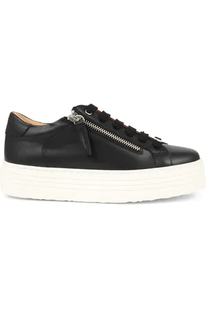 JONES BOOTMAKER Amaliada Leather Platform TrainersEU 37 (UK 4)