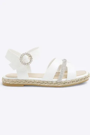 River Island Girls Diamante Espadrille SandalsEU 33 (UK 1)