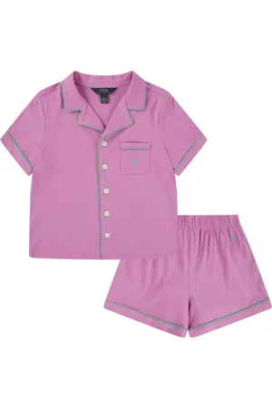 Ralph Lauren 100% Cotton Floral T-Shirt and Shorts Pyjamas Set128134cm