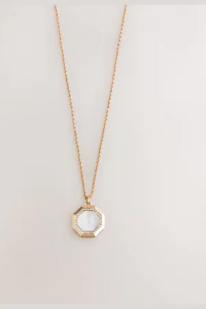 Next Mother Of Pearl Octagon Necklaceeen