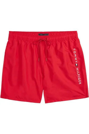 Tommy Hilfiger Medium Length Drawstring Swim Trunkssmall