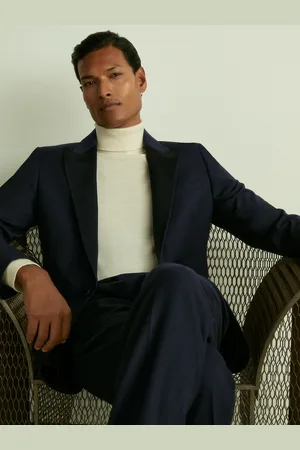 Reiss Poker Single Breasted Tuxedo Slim Fit Jacket48 R