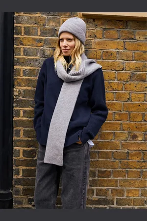 Baukjen Grey Alina Recycled Wool ScarfEén