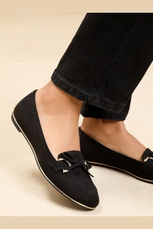 Lipsy London Flat Slip On Metal Rand Faux Suede LoafersEU 38 (UK 5)