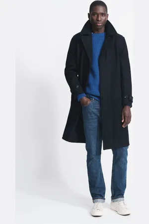 Aubin Raleigh jas van wol in blauwM