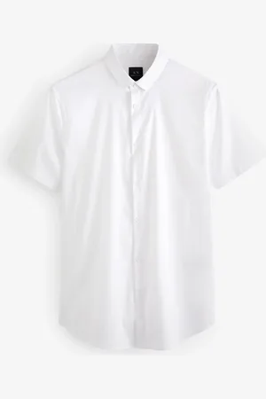 Armani Exchange Stretchoverhemd met korte mouwenXXL