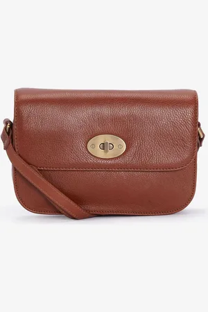 Barbour Isla Leather Cross-Body 100% Cotton BagEén