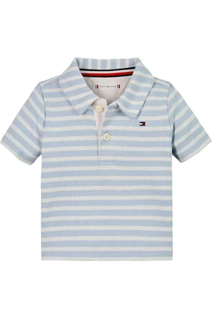 Tommy Hilfiger Rib Stripe Short Sleeve Polo Shirt7480cm
