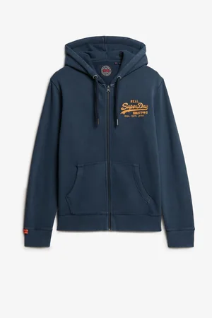 Superdry VL Embroidered Relaxed Zip HoodieLarge