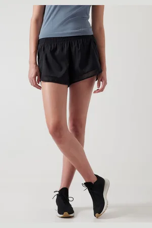 Athleta Mesh hardloopshort van 4 inch met halfhoge tailleS