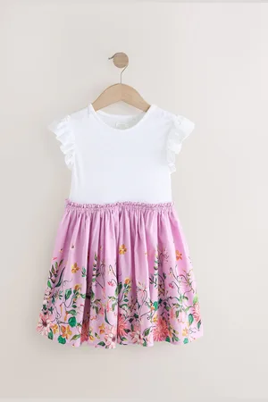 Next Floral Print Skirt 100% Cotton Dress (3-12yrs)11 Jaar (146cm)