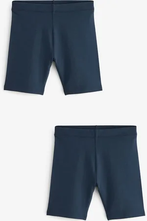 Next Verpakking van 2 stretchy fietsshorts met hoog katoengehalte (3-16jr)7 Jaar (122cm)