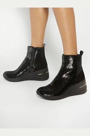 Dune Effective 2 Sequin Wedge TrainersEU 39 (UK 6)