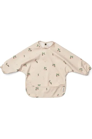 Liewood Natural Merle Printed Long Sleeve BibEén