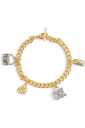 Coach Signature Handbag Charm Braceleteen