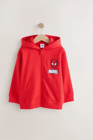 Next Spiderman-hoodie met doorlopende rits (3-16jr)110116cm