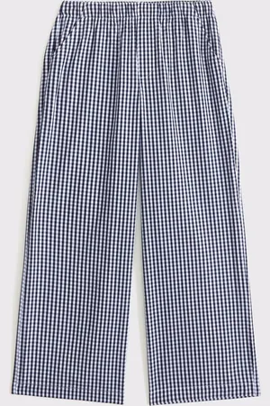 Abercrombie & Fitch Poplin Gingham Pull On Trousers122128cm