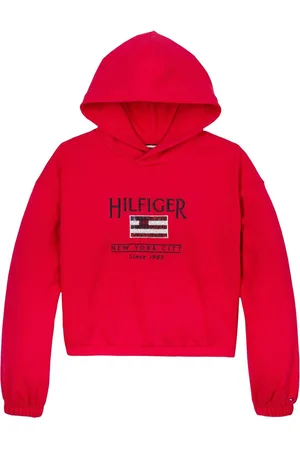 Tommy Hilfiger Sequin Flag Hoodie152158cm