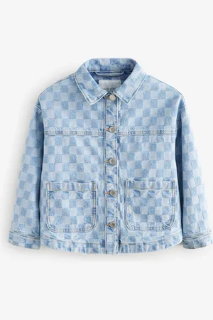 Next 100% Cotton Denim Shacket (3-16yrs)10 Jaar (140cm)