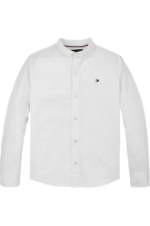 Tommy Hilfiger Regular Fit 100% Cotton Shirt With Mao Collar158164cm