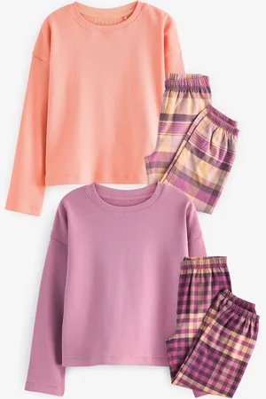 Next Verpakking van 2 geweven geruite pyjama